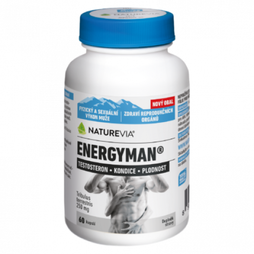 Swiss NatureVia Energyman - Для мужской энергии, 60 капсул